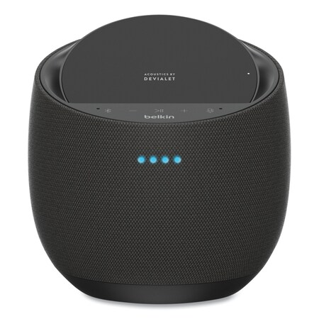 Belkin SoundForm Elite Hi-Fi Smart Speaker plus Wireless Charger, Black G1S0002TTBLK